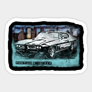 PONTIAC GTO 1968 Sticker